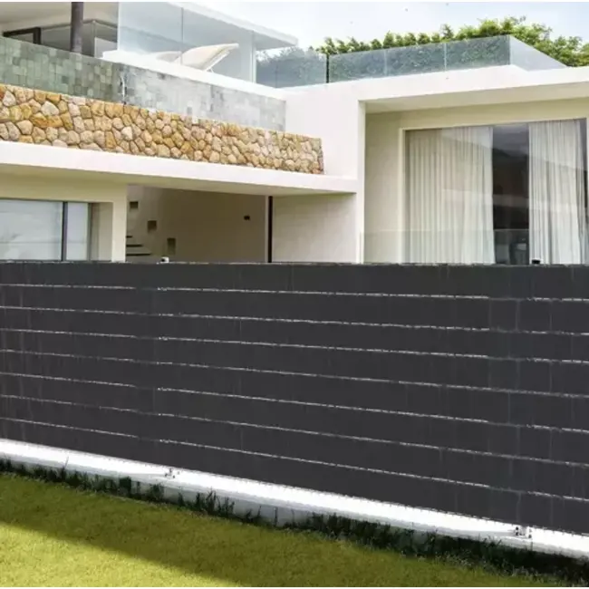 Gardlov Vlechtband Hekwerk - 4.75 cm x 35 m - Premium Kwaliteit - Antraciet