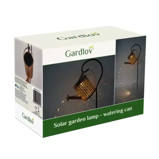 Gardlov Solar Tuinlamp Gieter - Sfeervolle en Duurzame Verlichting voor Uw Tuin