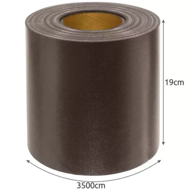 Gardlov Vlechtband Hekwerk - 19 cm x 35 m - Premium Kwaliteit - Bruin