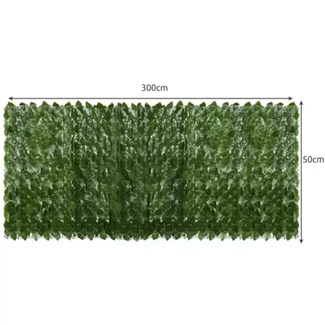 Gardlov Kunstmatige Hedera Heg 3 meter - Perfect voor Privacy op Balkons