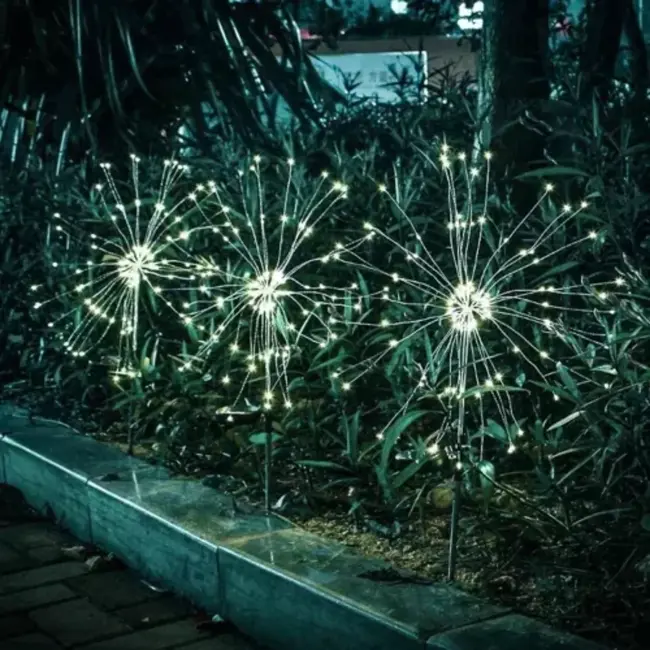 Gardlov Solar Tuinlampen met Paardenbloemeffect Set van 2 - Energiezuinige en Automatische Tuinverlichting