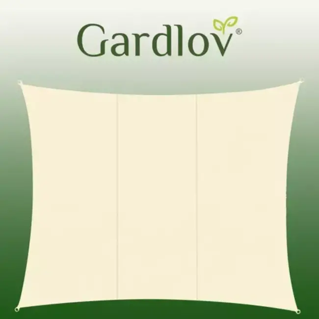 Gardlov Beige Zonneschermzeil 3x4m - Perfecte Schaduw en UV-bescherming