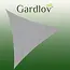 Gardlov Grijs Zonneschermzeil 4x4x4m - Uv-bescherming en Waterdicht