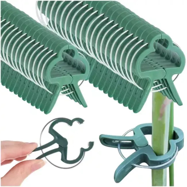 Gardlov Plantenclips Set van 108 - Perfecte Ondersteuning voor Uw Tuin