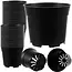 Gardlov zwarte productiepotjes Ø16cm, hoogte 13cm, 2 liter kunststof plantenpotten set 100 stuks