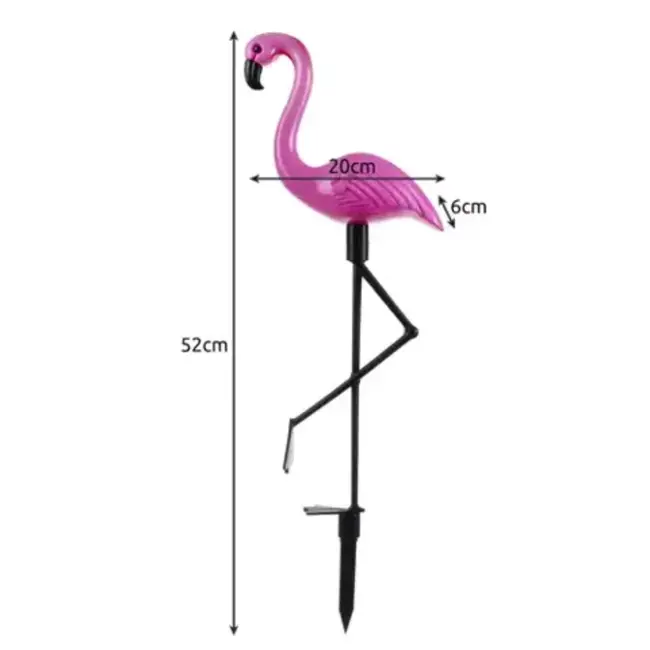 Gardlov Solar Flamingo Lampen Set van 3 - Duurzaam en Sfeervol voor de Tuin