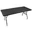 Gardlov Opvouwbare Tuintafel 180 cm - Zwart - HDPE Tafelblad - Gepoedercoat Staal