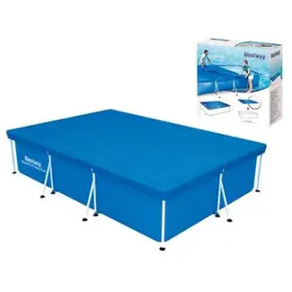 Bestway Universele Zwembadafdekking 3x2m - Bescherming tegen Vuil en Weer Bestway Universele Zwembadafdekking 3x2m - Bescherming tegen Vuil en Weer