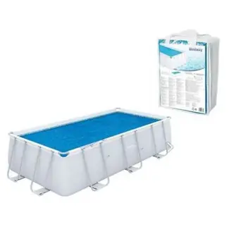 Bestway Zonnezwembadafdekking 380x180 cm - Optimaliseert Warmte en Beschermt