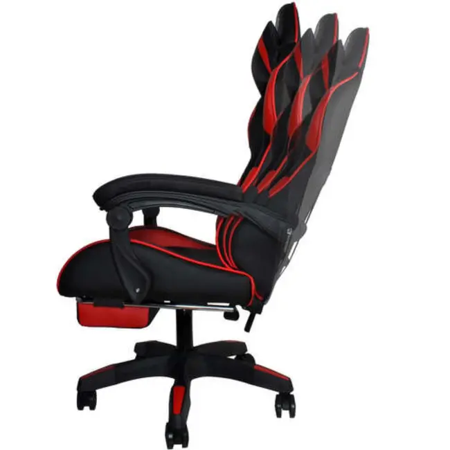 Dunmoon Zwart-Rode Gamingstoel: Ultiem Comfort en Stijl voor Gamers