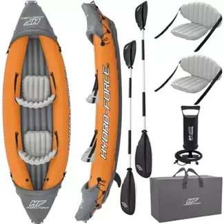Bestway Opblaasbare Kajak - Perfect voor Wateravonturen - Inclusief Accessoires - 321x88 cm