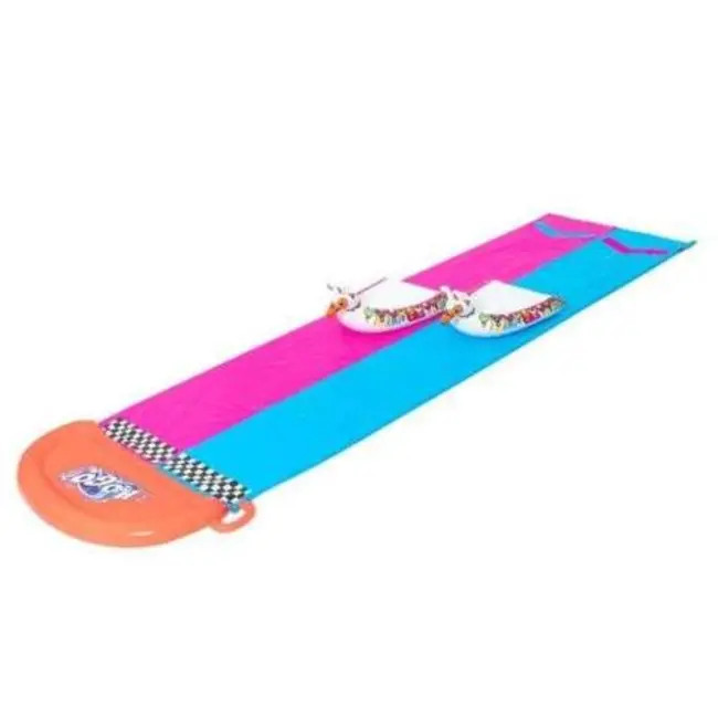 Bestway Dubbele Waterglijbaan "Lama Rama" H2GO - 488 cm Lang Plezier