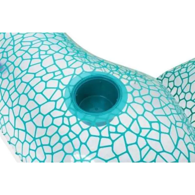 Bestway Opblaasbare Stoel met Rugleuning 102x94 cm - Comfortabel en Stijlvol