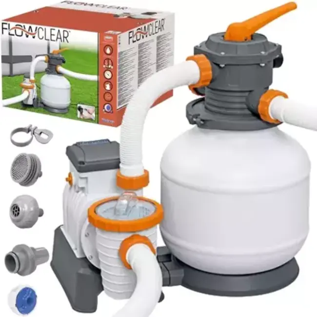Bestway Zandfilterpomp 7571 l/h - Efficiënte Waterzuivering voor Grote Zwembaden