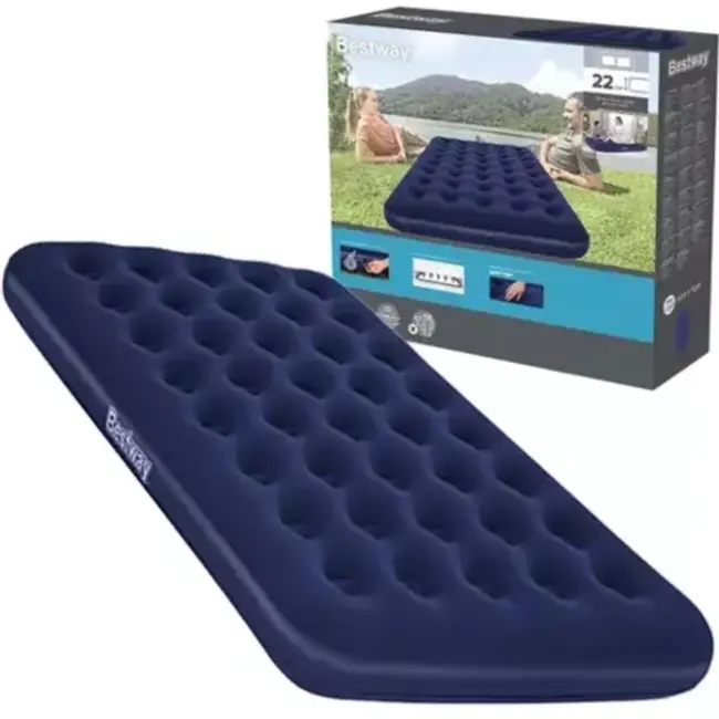 Bestway Tweepersoons Luchtbed - Comfortabel en Duurzaam met Velours Oppervlak