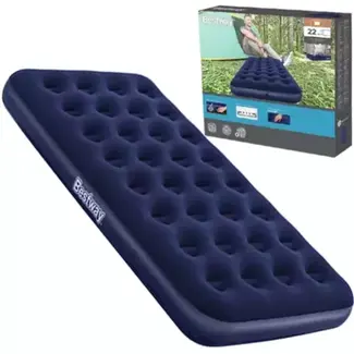 Bestway Eenpersoons Luchtbed - Duurzaam en Comfortabel met Quick-Release Ventiel Bestway Eenpersoons Luchtbed - Duurzaam en Comfortabel met Quick-Release Ventiel