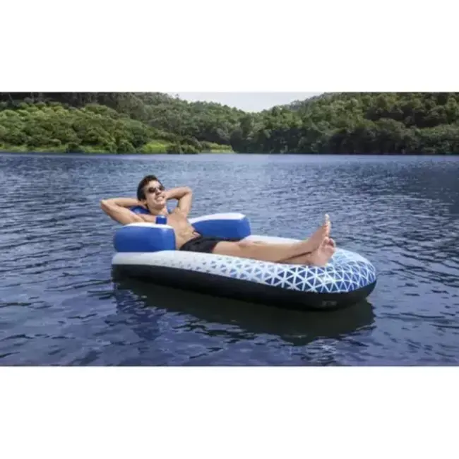 Bestway Opblaasbare Luchtmatras met Rugleuning - Luxe en Comfort in het Water