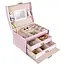 Beautylushh Roze Sieradenkistje - Luxe en Veilige Sieradenopslag