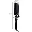 Soulima Haarwaver met LCD-Display - Professionele Golven - Zwart - 37 x 8,5 x 10 cm