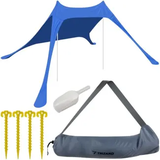 Trizand Grote Strandtent/Parasol: Perfecte Bescherming tegen de Zon