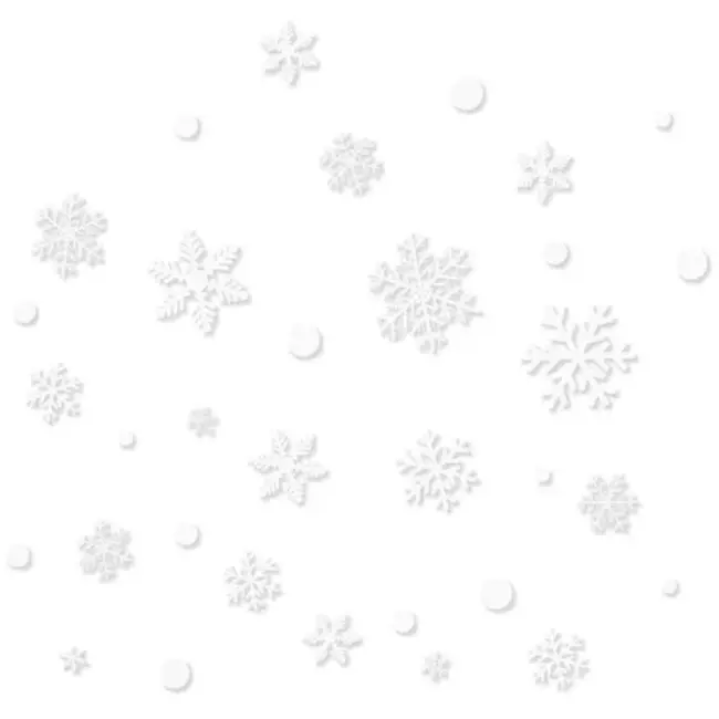 Ruhhy Kerst Raamstickers - Versier Uw Ramen Deze Feestdagen zonder Rommel