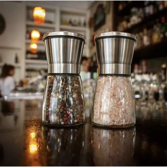 Ruhhy Handmatige Zout- en Pepermolenset - Versheid in Elke Draai