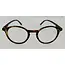 Benson Stijlvolle unisex leesbril - schilpadmotief - +1.50 sterkte - veerscharnieren - bruin