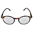 Benson Stijlvolle unisex leesbril - schilpadmotief - veerscharnier - +2.00 dioptrie - bruin