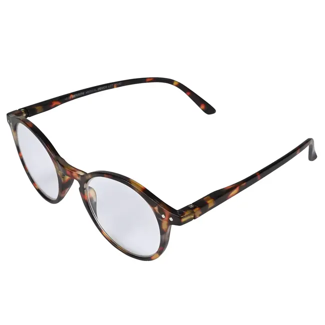 Benson Stijlvolle unisex leesbril - schilpadmotief - +3.00 sterkte - veerscharnieren - bruin