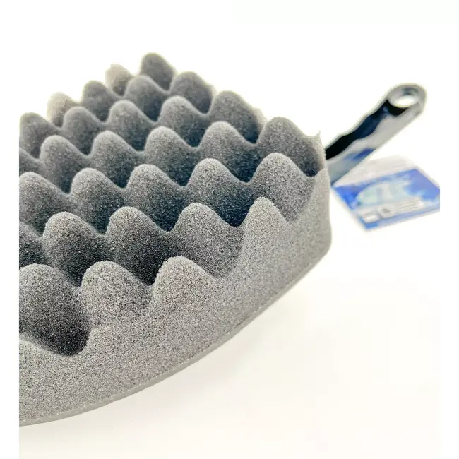 Benson Autospons met handvat - diepe honingraatstructuur - 10 x 15 cm - efficiënt reinigen