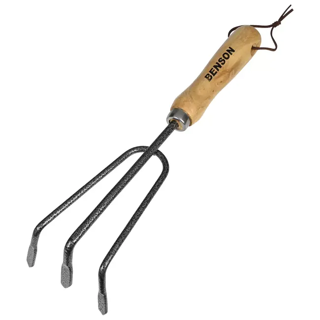 Benson Tuinhark - Houten Handvat - Metalen Kop - 7,5 cm Breed