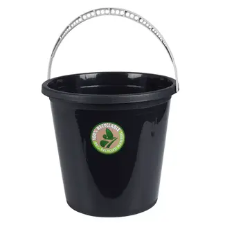 Benson Veelzijdige emmer - 10 liter - antraciet - kunststof hendel