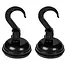 Benson Twee zuignaphaken - zwart - 35 mm - draagkracht tot 2 kg - set van 2