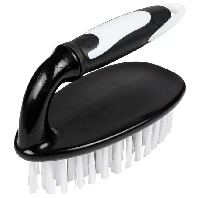 Benson Schrobborstel - Anti-sliphandvat - Harde nylon haren - 13 cm - Kunststof