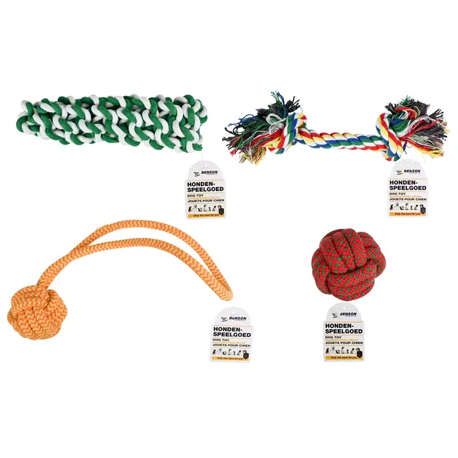 Benson Hondenspeelgoed - stimuleert activiteit - Mix kleur - per stuk