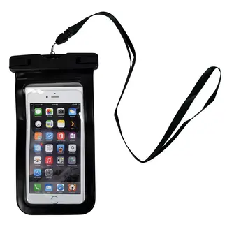 Benson Waterdichte telefoonhoes - meerdere ritsvakken - verstelbare riem - 17,5 x 14 cm - lichtgewicht