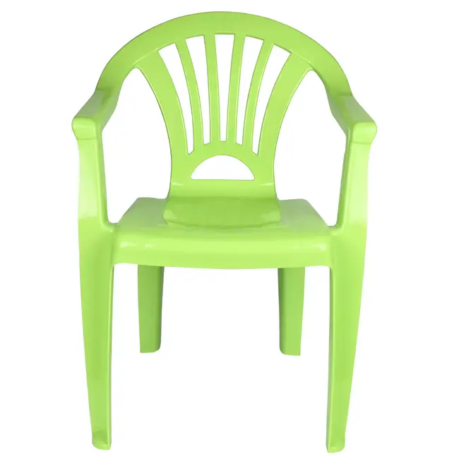 Benson Veilige kinderstoel met armleuningen - groen - 51 cm - kunststof - binnen en buiten