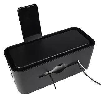 Benson Kabelmanagementbox - Multifunctioneel - 31x13.5x13 cm - Wit - Veilig en Netjes