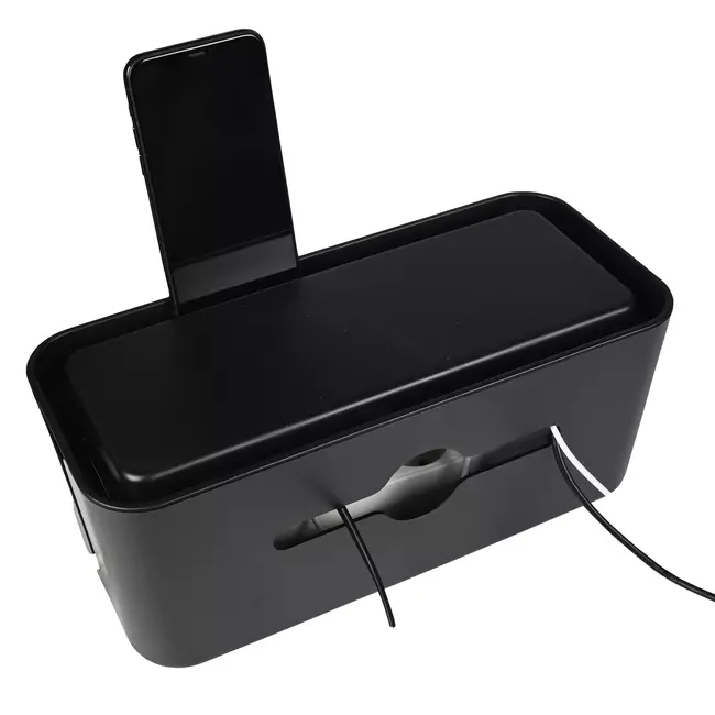 Benson Kabelmanagementbox - Multifunctioneel - 31x13.5x13 cm - Wit - Veilig en Netjes