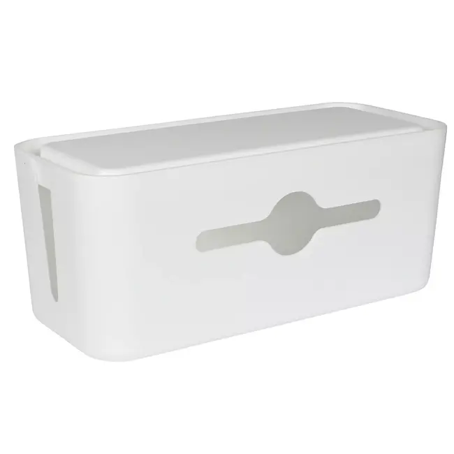 Benson Kabelmanagementbox - multifunctionele deksel - 31x13.5x13 cm - wit