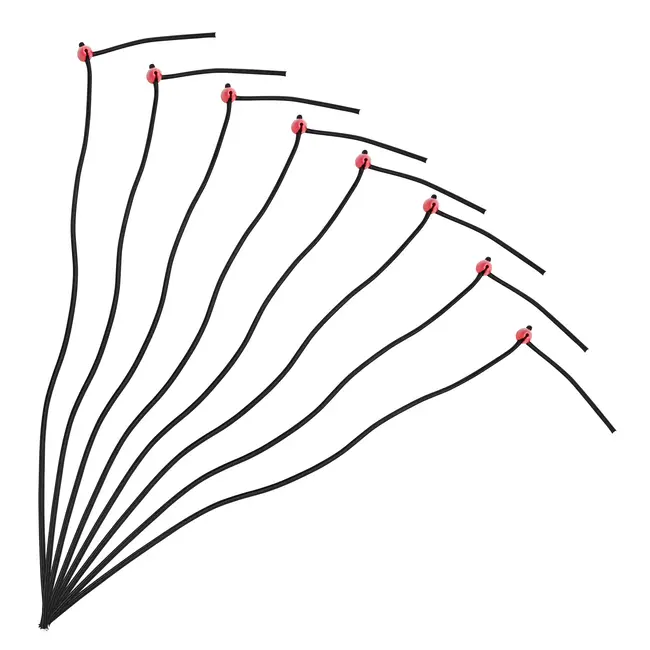 Benson Set elastieken met snelsluiting - 5 mm x 60 cm - set van 8 stuks