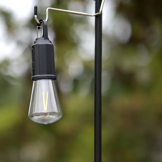Benson Campinglamp Oplaadbaar met Karabijnhaak - 100 Lumen, LED Verlichting