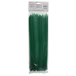 Hofftech Groene kabelbinders - 300 mm - set van 100 stuks - veelzijdig gebruik