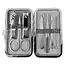 Benson 7-delige manicureset - stijlvol etui - roestvrijstaal - ideaal voor onderweg