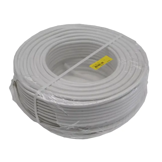 Benson Ronde stroomkabel - 3 x 2.50 mm² - 100 meter - wit - veelzijdig en efficiënt