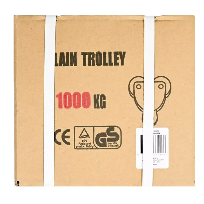 Benson Verstelbare loopkat - 1 ton - voor ketting- en rateltakels - 82-140 mm