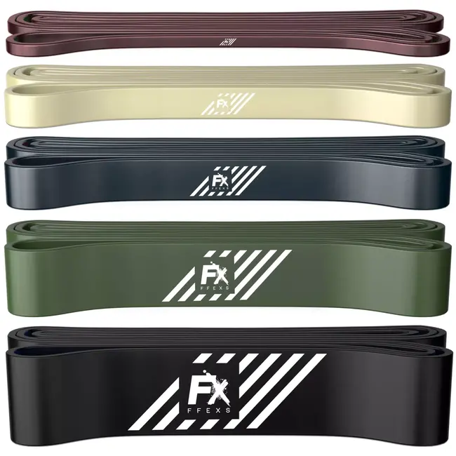 Benson 5-delige weerstandsbanden set - variabele intensiteit - kracht en flexibiliteit - premium kwaliteit