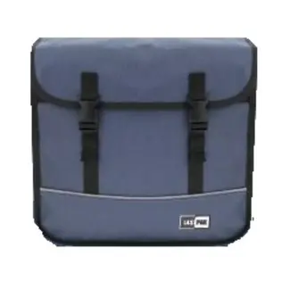 Lastpak Dubbele Fietstas 35 Liter Canvas Blauw - Waterafstotend en Ruim