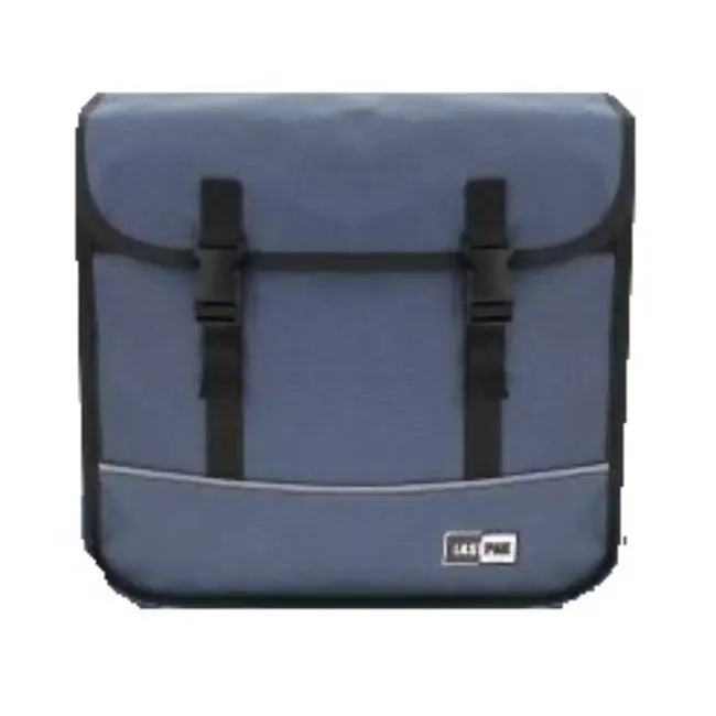 Lastpak Dubbele fietstas - waterafstotend canvas - 35 liter - blauw