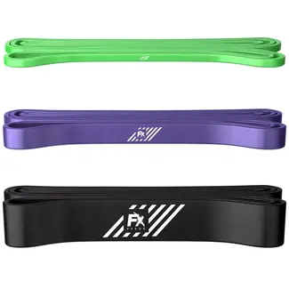 Benson Weerstandsbanden set - 3-delig - variabele weerstand - zwart/paars/groen